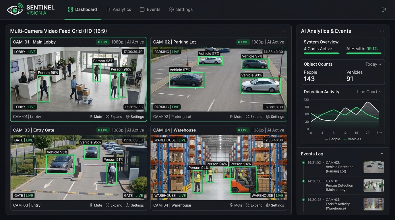 Real-Time AI Surveillance System project cover